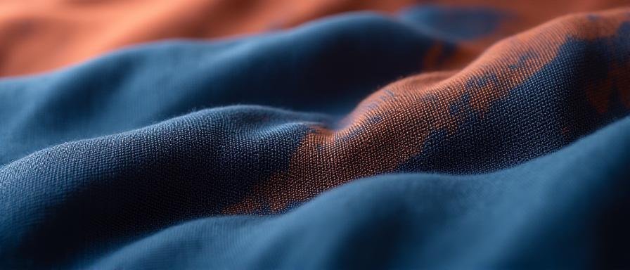 Artistic representation of data security and textiles